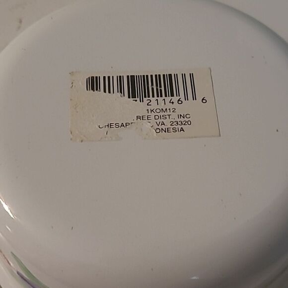 Tulip Enamel Bowl with Silver Rim - Picture 7 of 7